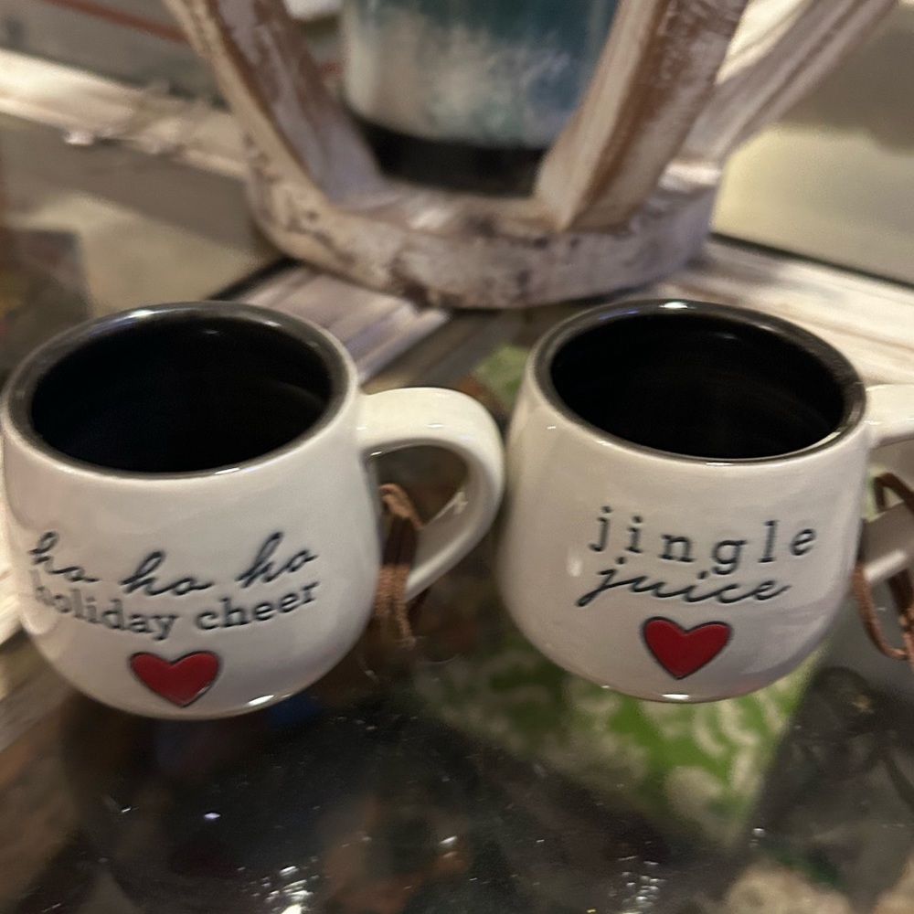 Merry Christmas Mini Mug Demdaco “Ho Ho Ho Holiday Cheer”Jingle juice 142ub